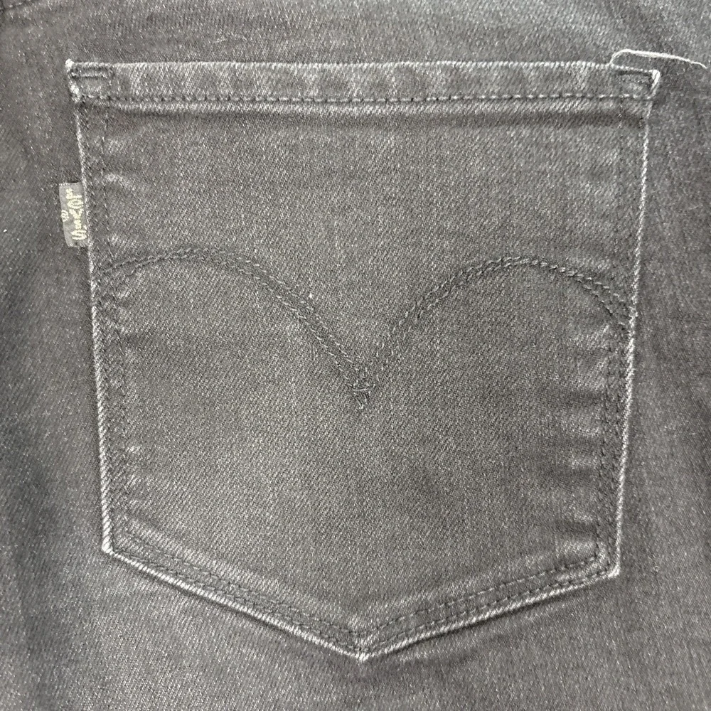 Levis Jeans Womens 8 Black Demi Curve Mid Rise Skinny Denim Stretch